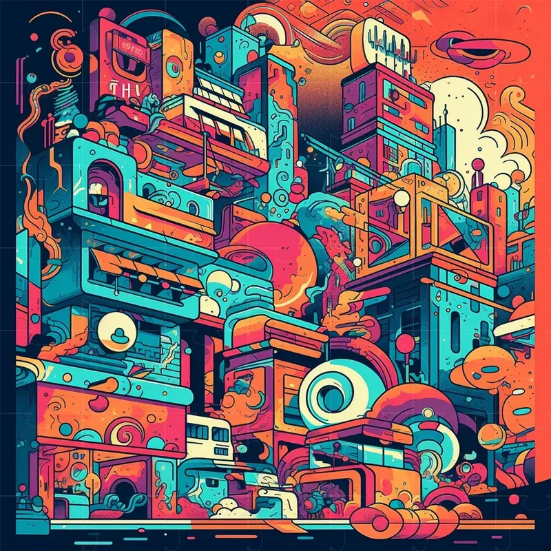 Colorful Pop Art