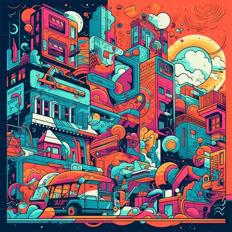 Colorful Pop Art