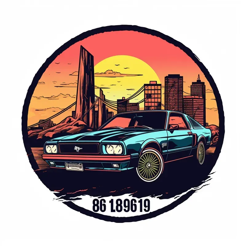 Old Cars Stickers