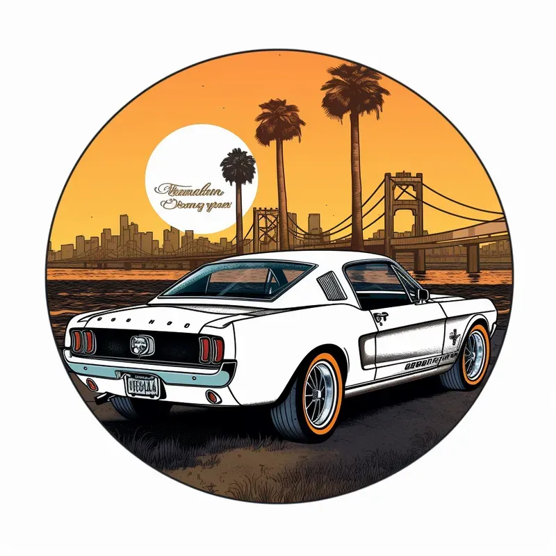 Old Cars Stickers