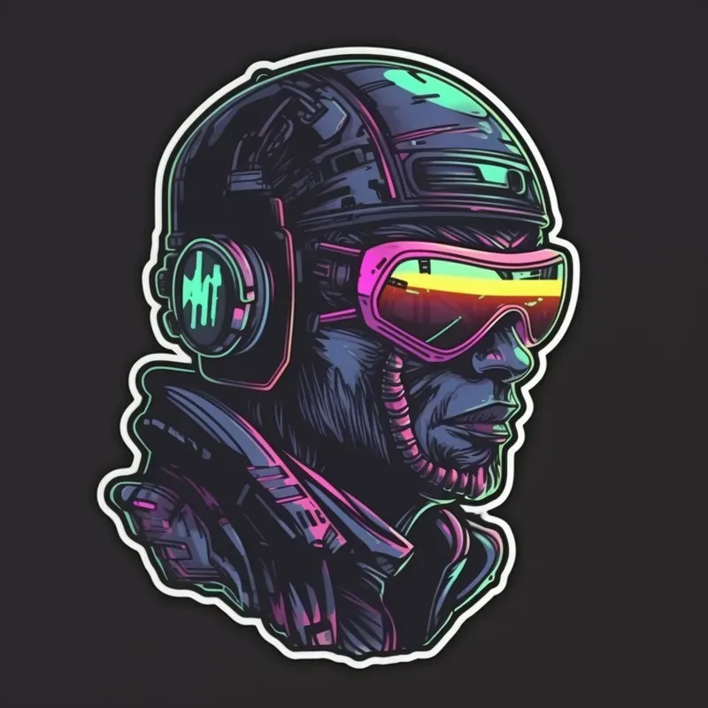 Cyberpunk Style Stickers