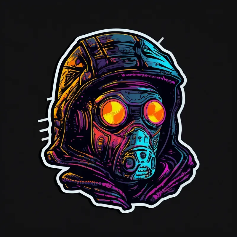 Cyberpunk Style Stickers