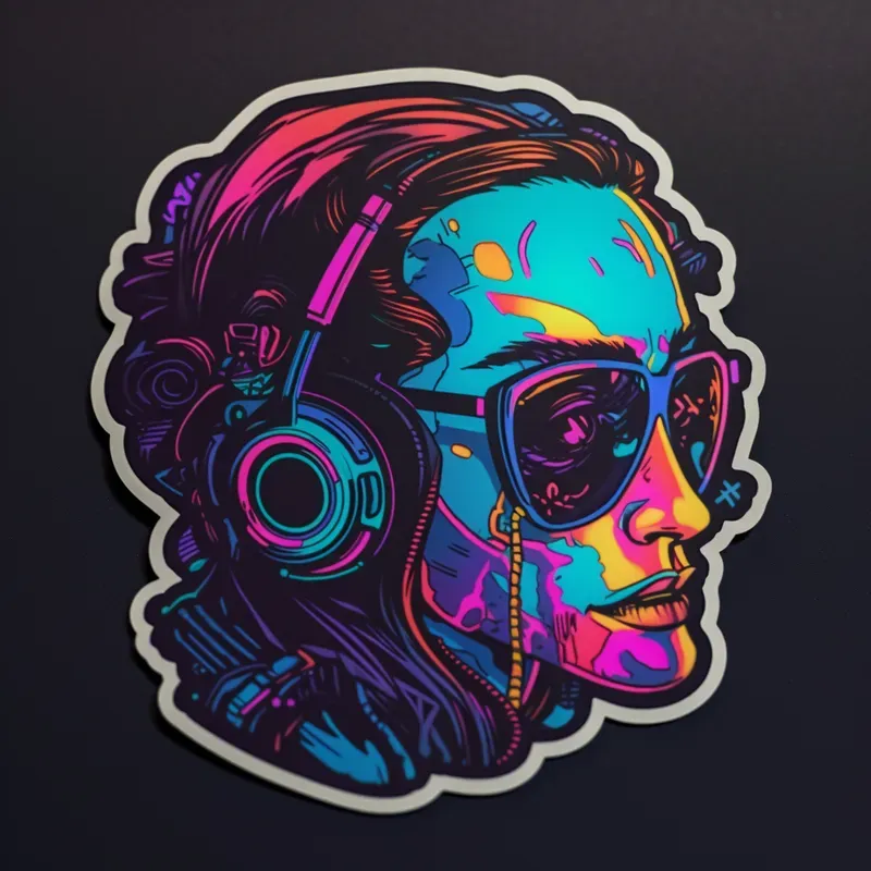 Cyberpunk Style Stickers