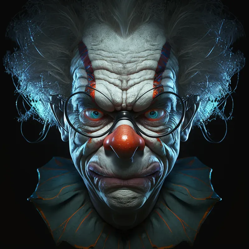 Scary Clown Portraits