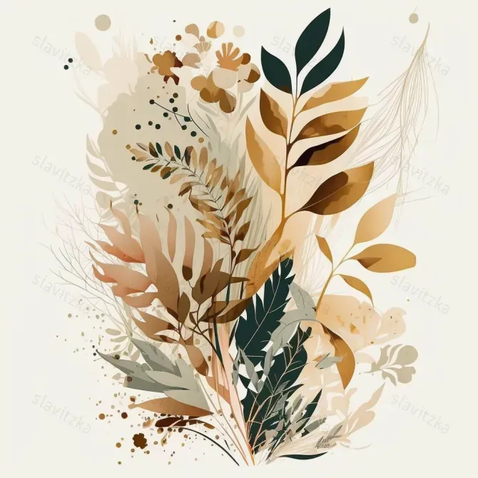 Boho Art Watercolors Minimalists