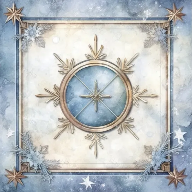 Christmas Tile Watercolor Prints