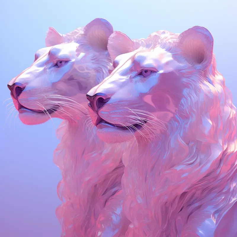 Glass Animal Sculptures