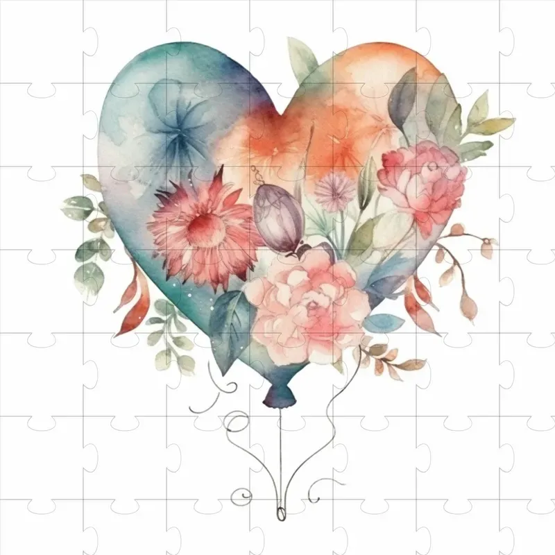 Watercolor Wedding Objects