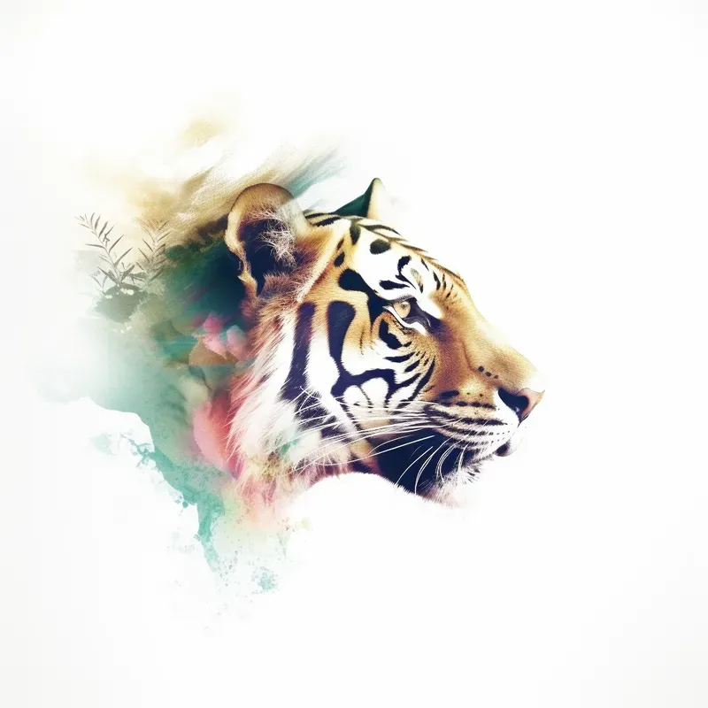 Double Exposure Animals