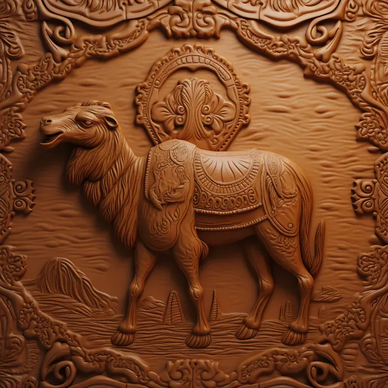 3D Embossed Leather Wallpapers