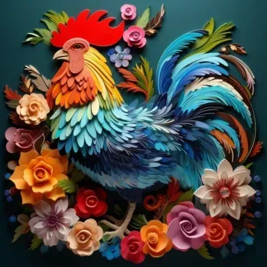 3D Embroidered Animal Portraits