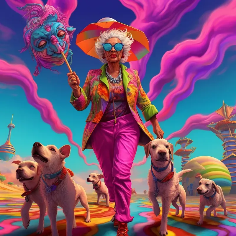 Funk Art Illustrations