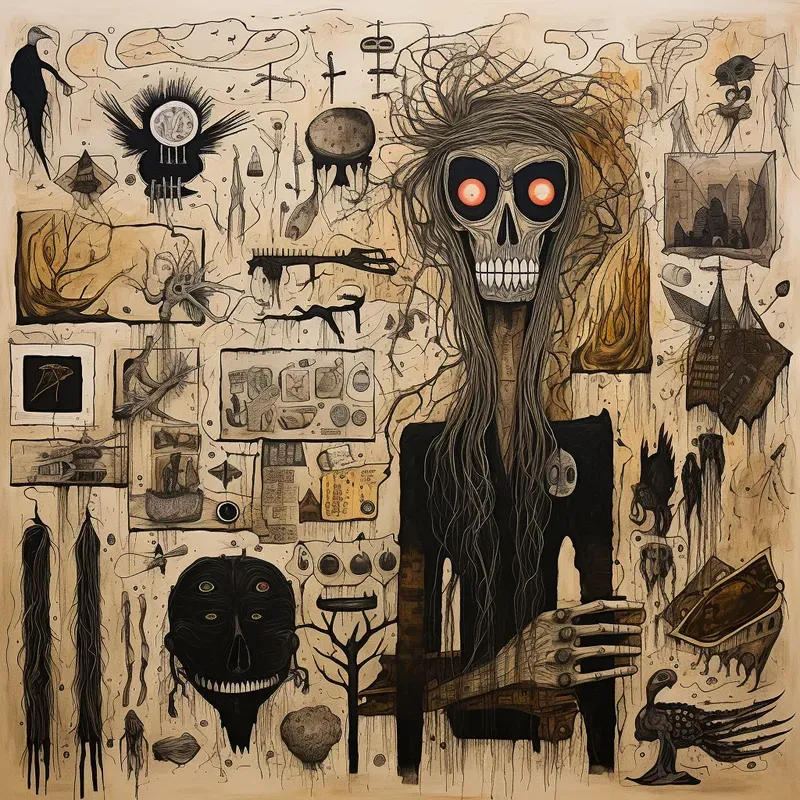 Stylish Art Brut Illustrations