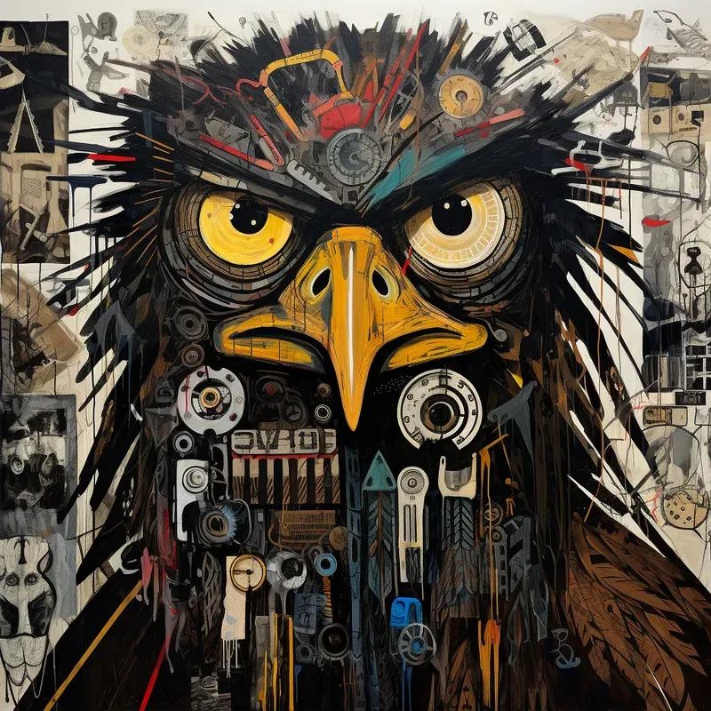 Stylish Art Brut Illustrations