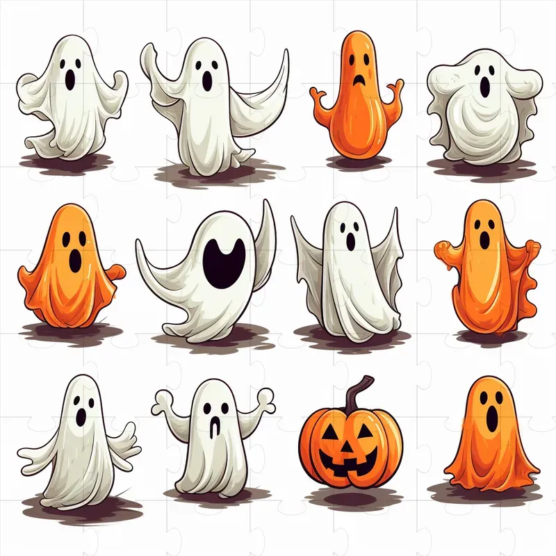 Detailed Halloween Vector Cliparts