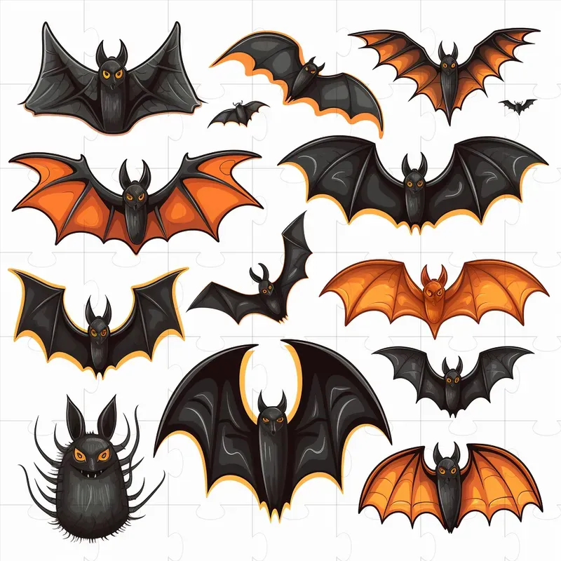Detailed Halloween Vector Cliparts