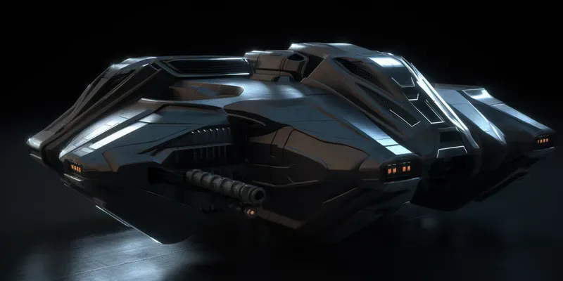 3D Sci-fi Futuristic Transportations