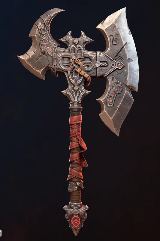 Fantasy RPG Game Weapons Design Art