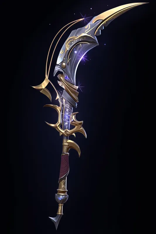 Fantasy RPG Game Weapons Design Art