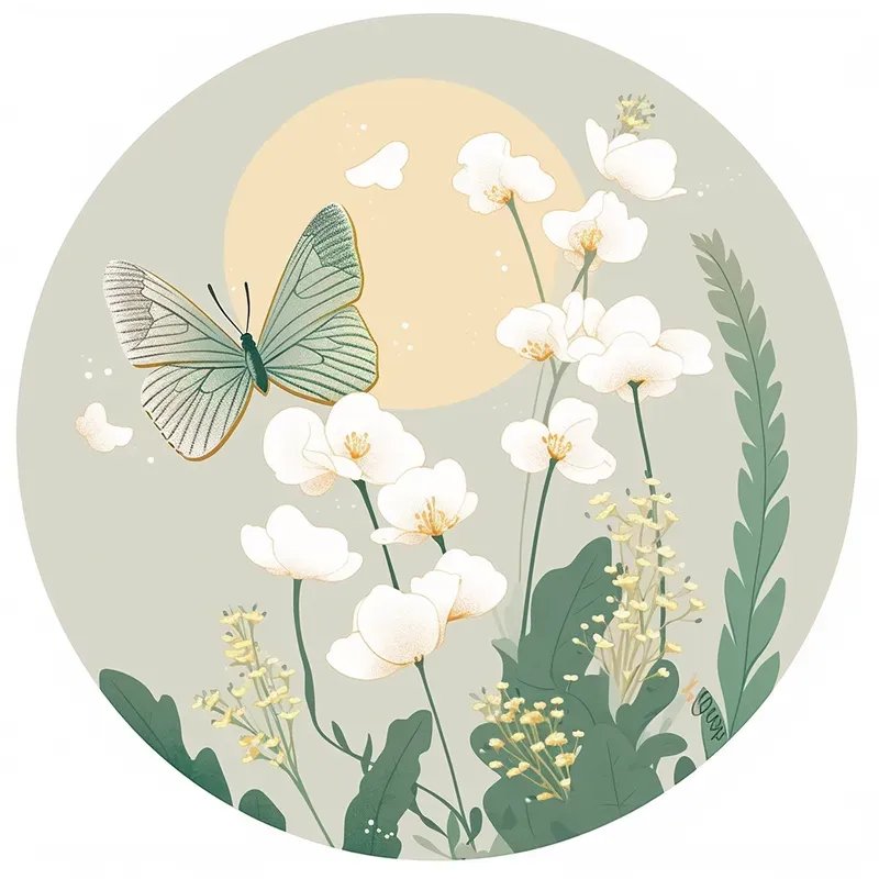 2D Minimal Modern Nature Decor Art Prints