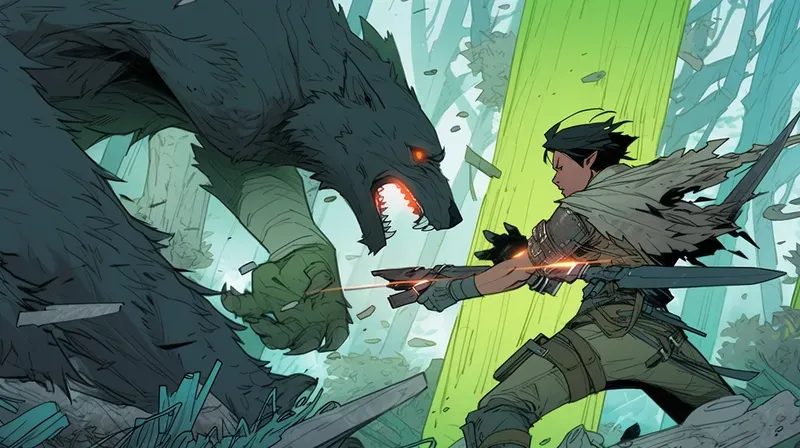 Dynamic Comic Epic Battle Fight Scenes