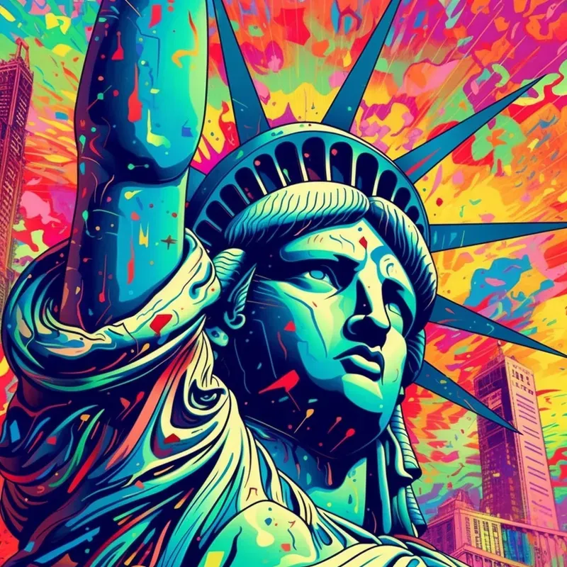 Psychedelic Pop Art Illustrations