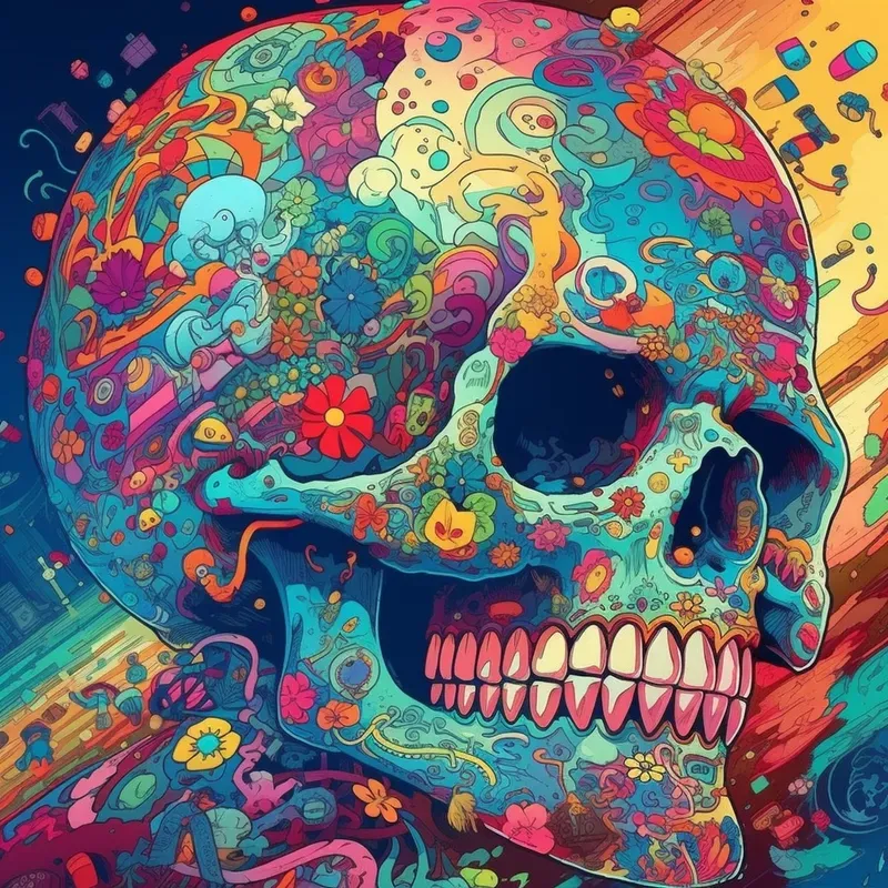 Psychedelic Pop Art Illustrations