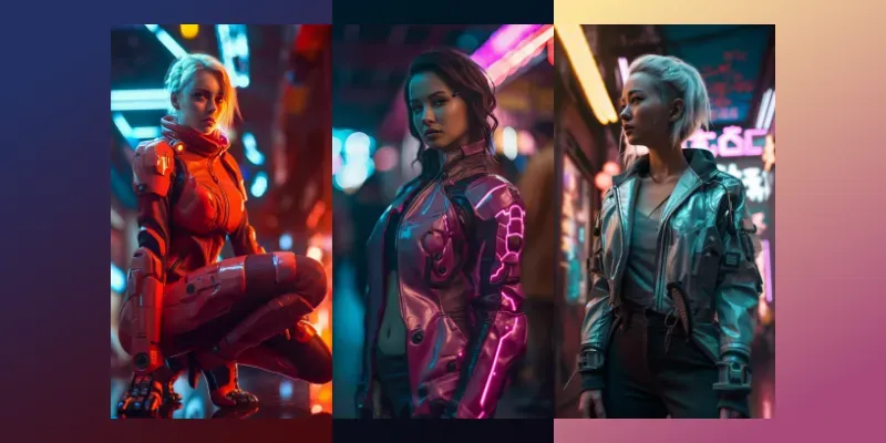 Cyberpunk Beauty Models
