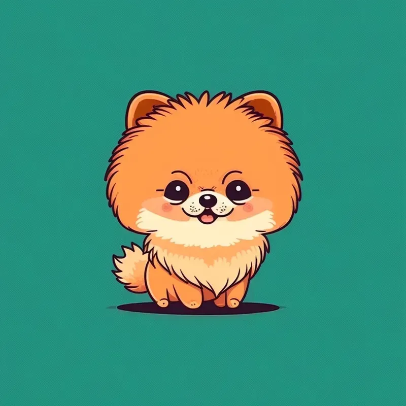 Cute Happy Dog Illustrations