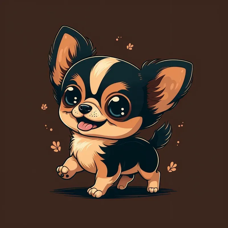 Cute Happy Dog Illustrations