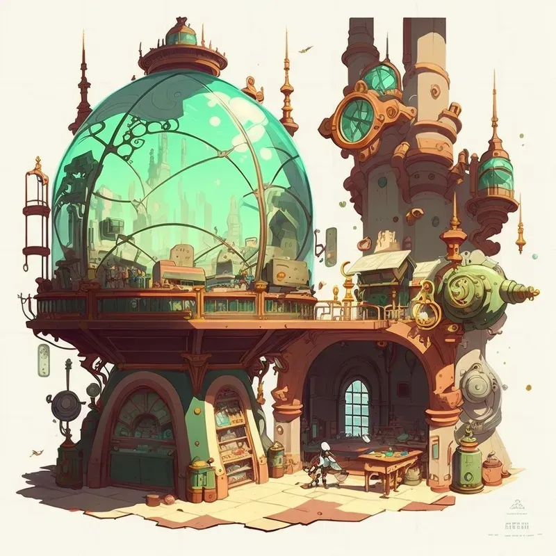 Game Environment Assets And Buildings