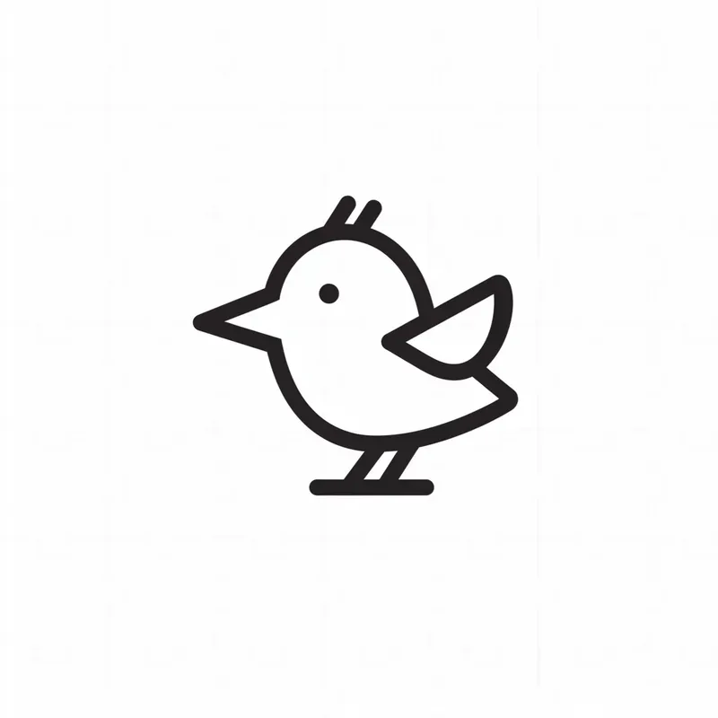 Minimalistic Black Outline Icons Webapp