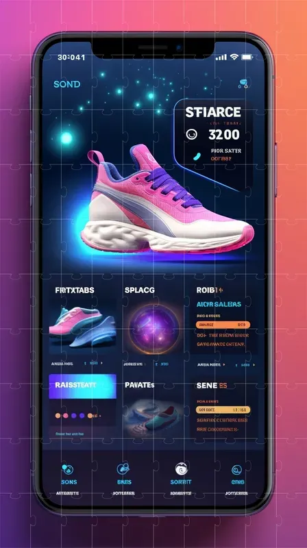 Dark Futuristic Phone App Ui Inspiration