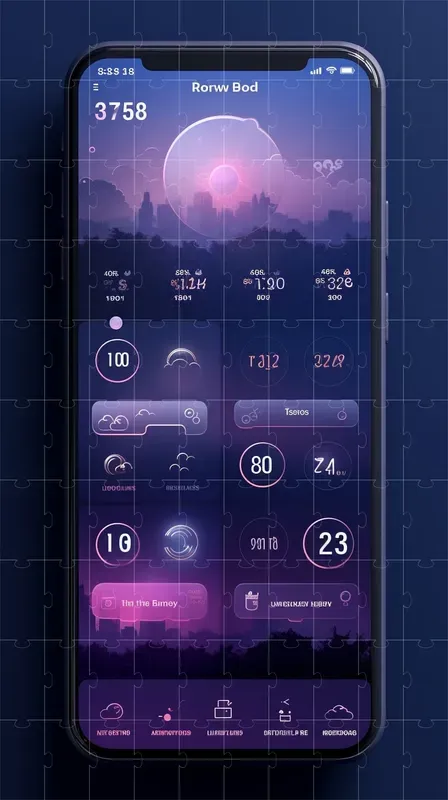 Dark Futuristic Phone App Ui Inspiration