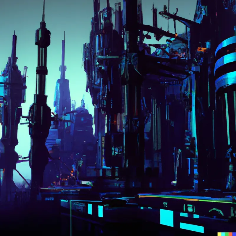 Futuristic City Backdrop
