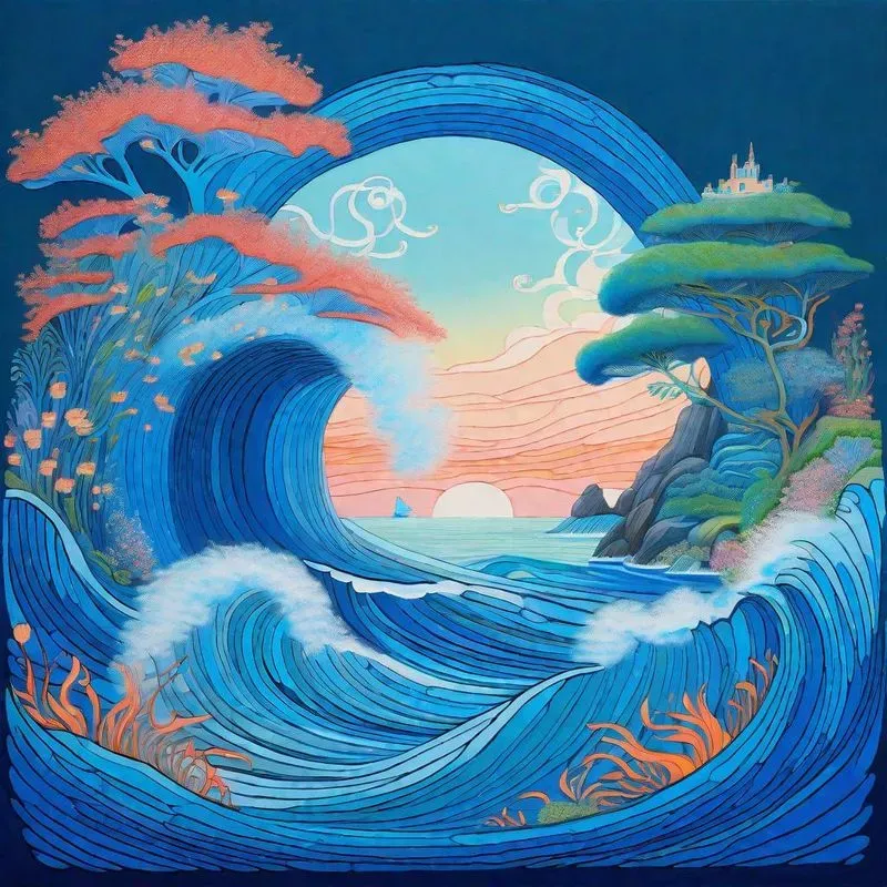 Sea Waves Paintings