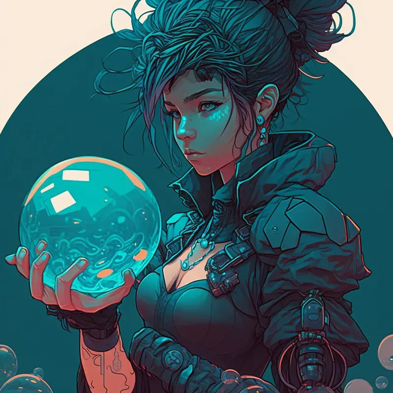 Collections Of Cyberpunk Anime Girls