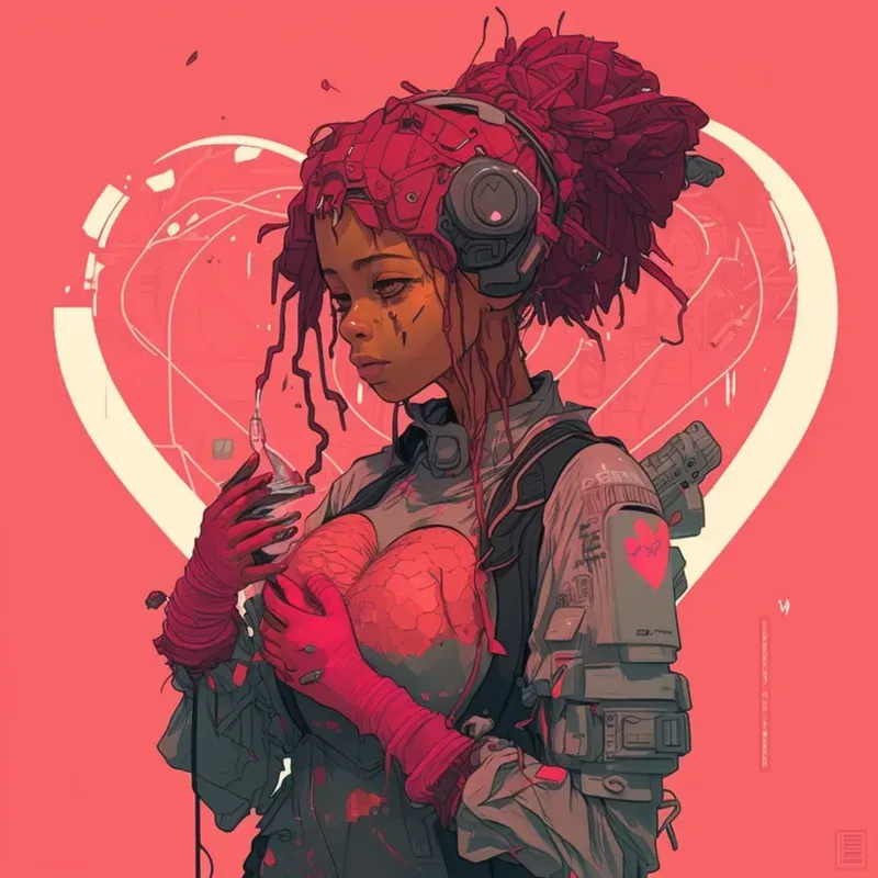 Collections Of Cyberpunk Anime Girls