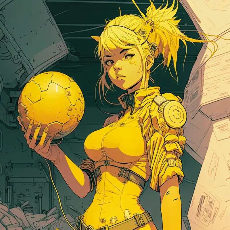 Collections Of Cyberpunk Anime Girls