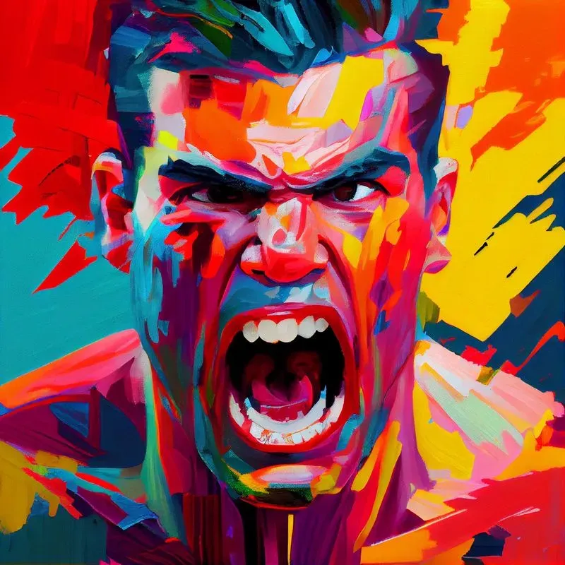 Colorful Brush Stroke Paintings