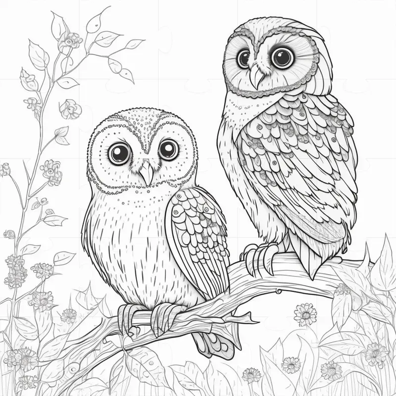 Wild Animals Coloring Books