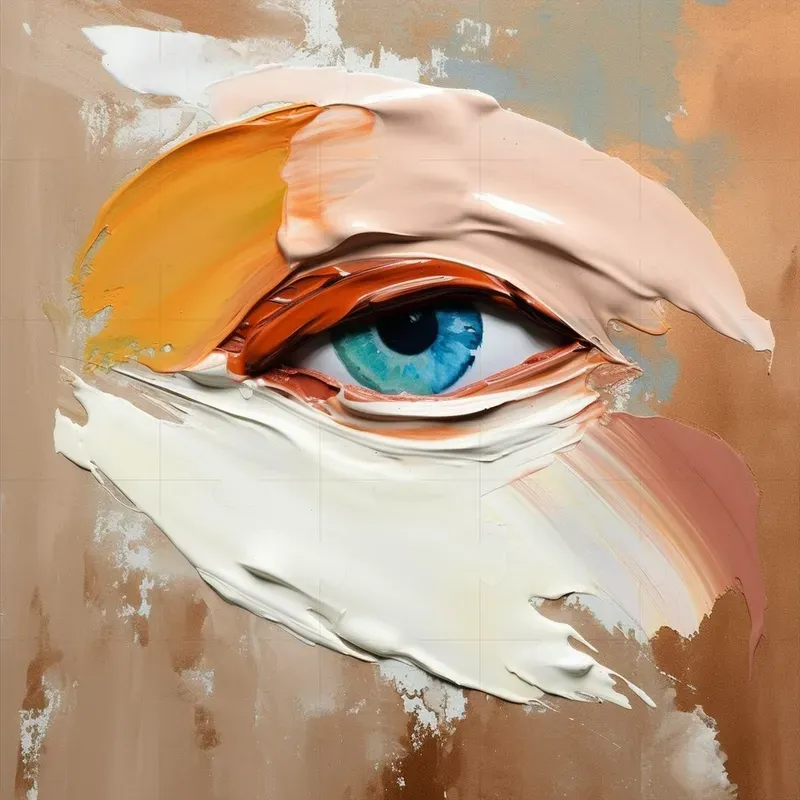 Brushstroke Abstract Art Paintings