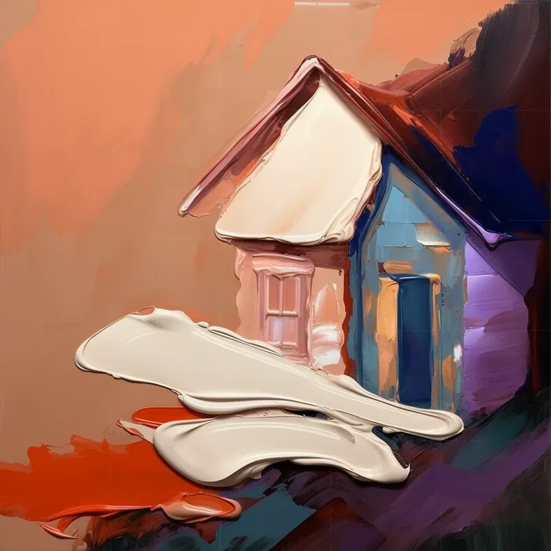 Brushstroke Abstract Art Paintings