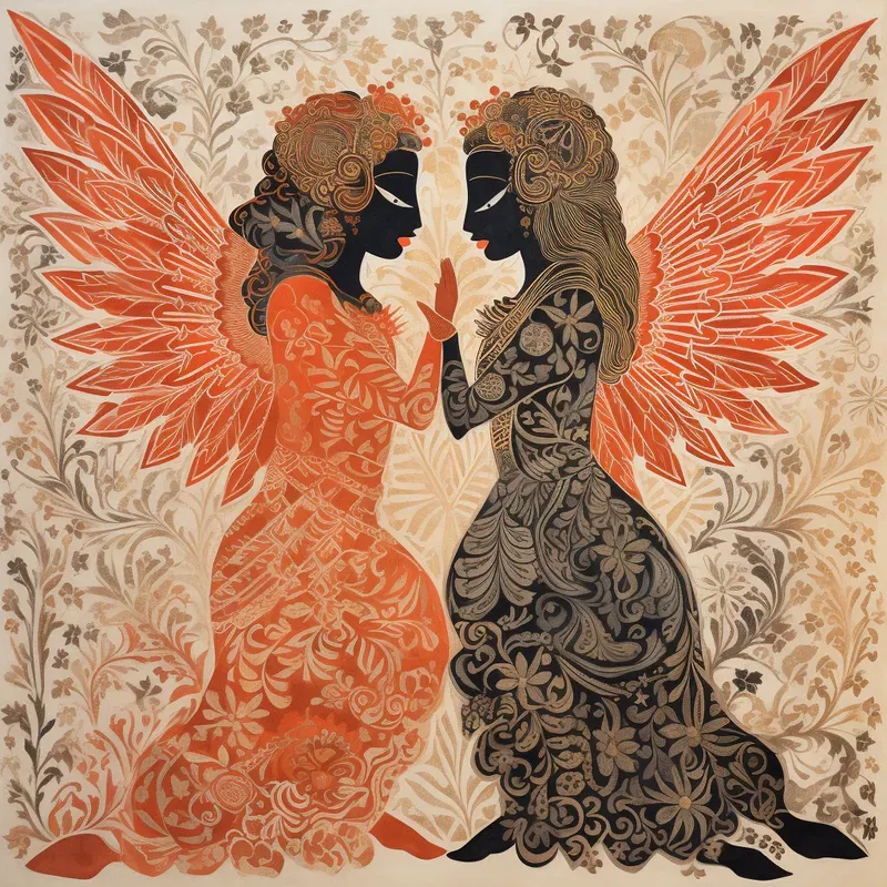 Intricate Batik Tapestry Designs