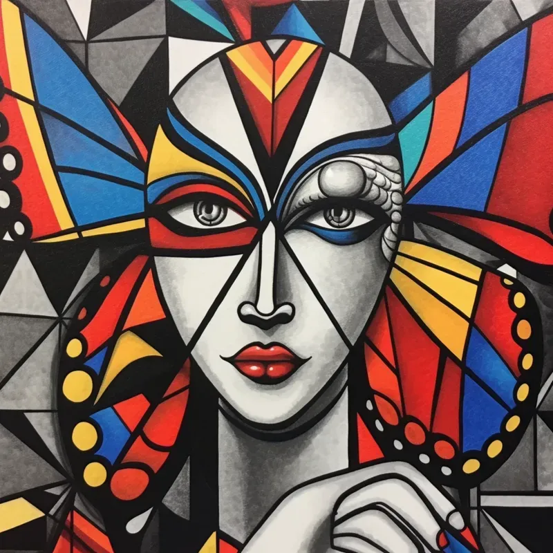 Quirky Cubism Wall Art