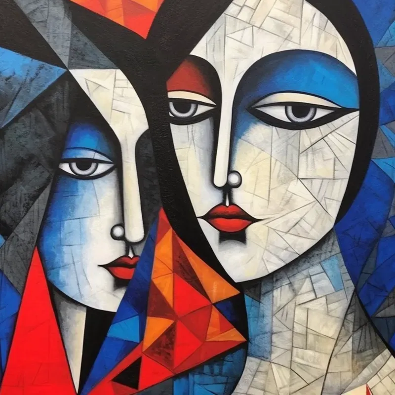 Quirky Cubism Wall Art