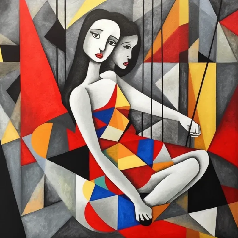 Quirky Cubism Wall Art
