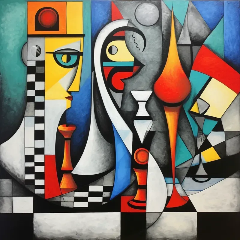 Quirky Cubism Wall Art