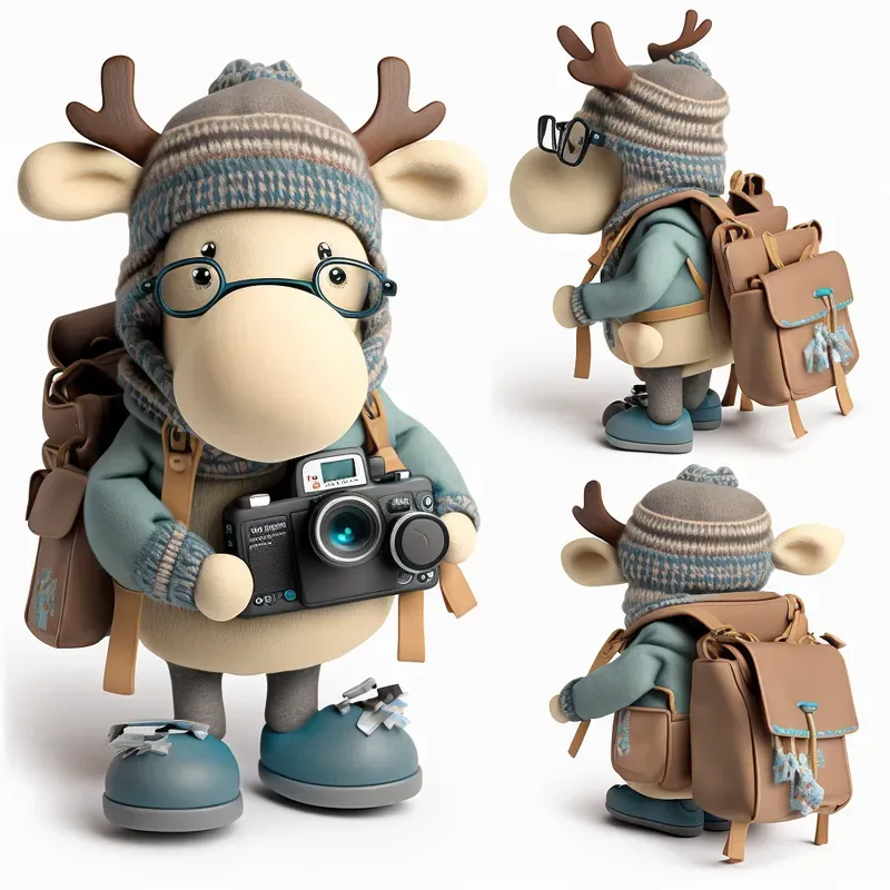 Child Animals Illustrations