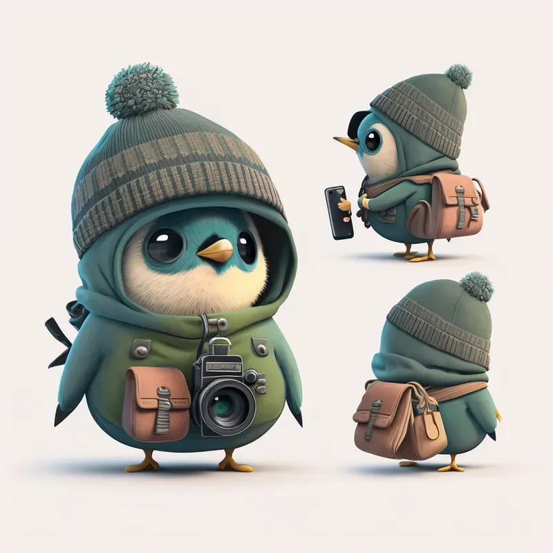 Child Animals Illustrations